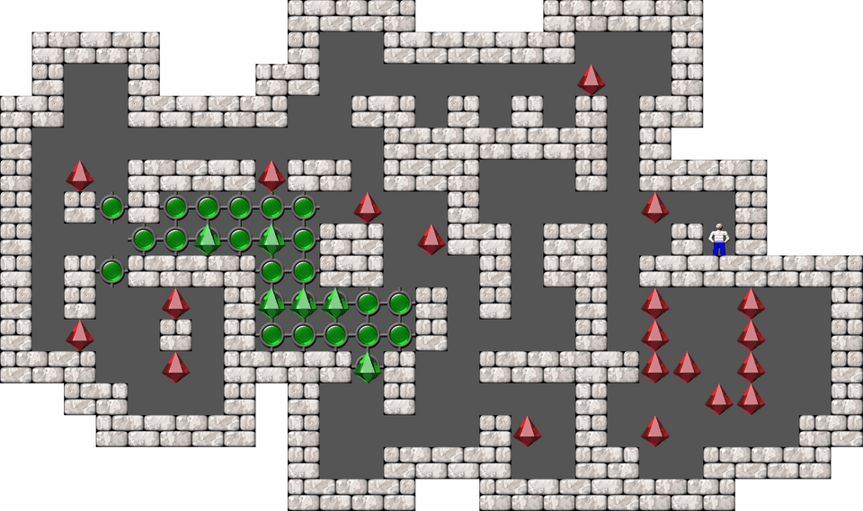 Sokoban Thinking Rabbit Arranged level 536